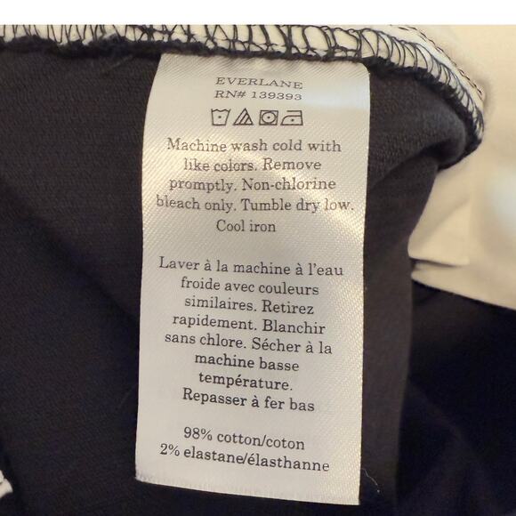 Everlane The Corduroy Wide Leg Pant In Black Size 6 New - Picture 12 of 12